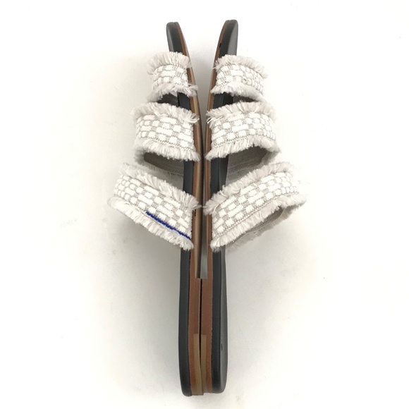 ROTHY’S Sea Shell Fringe Slide Sandals Slip On Sandals Women’s Size 8.5 - Picture 11 of 15